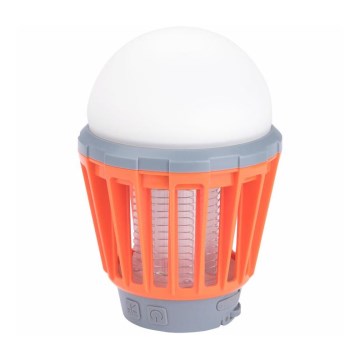 Extol - LED Draagbare lamp met insectenvanger LED/3W/2000 mAh/3,7V IPX6