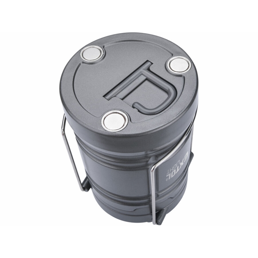 Extol - LED Draaglamp LED/3xAA grijs