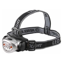 Extol - LED Hoofdlamp LED/3xAAA zwart/zilver