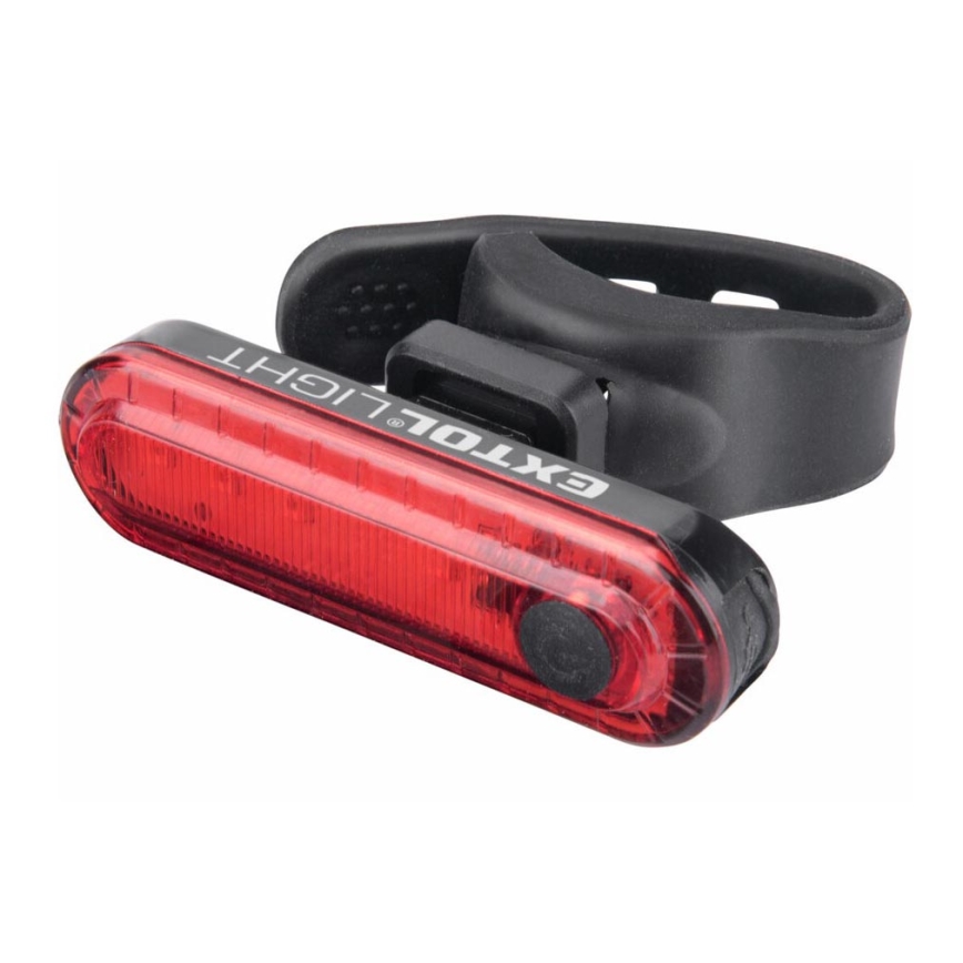 Extol - LED Oplaadbare fietszaklamp achteraan LED/220 mAh 3,7V IPX4