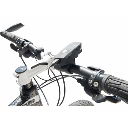 Extol - LED Oplaadbare zaklamp met een fietshoorn LED/5W/1200 mAh/3,7V IPX4
