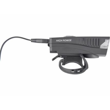 Extol - LED Oplaadbare zaklamp met een fietshoorn LED/5W/1200 mAh/3,7V IPX4