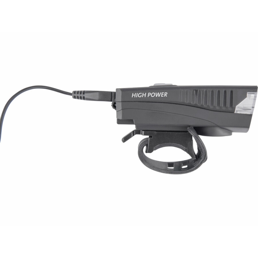 Extol - LED Oplaadbare zaklamp met een fietshoorn LED/5W/1200 mAh/3,7V IPX4
