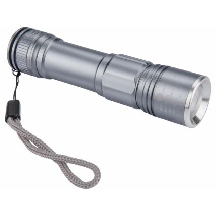 Extol - LED Zaklamp LED/2000 mAh/3,7V mat chroom