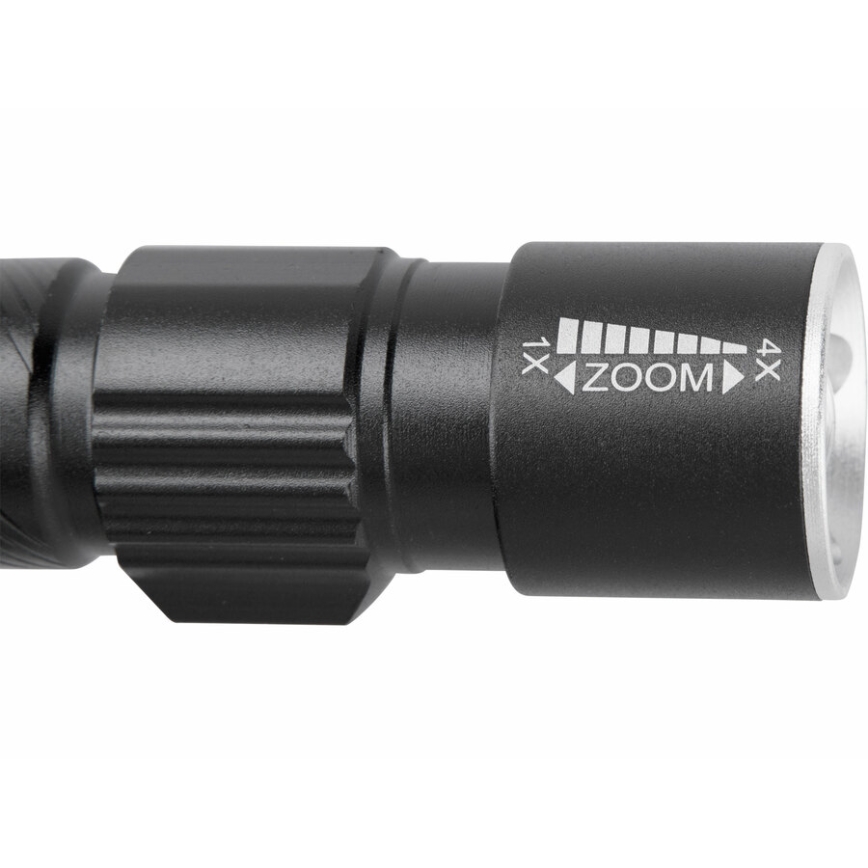 Extol - LED Zaklamp LED/3W/450 mAh/3,7V zwart