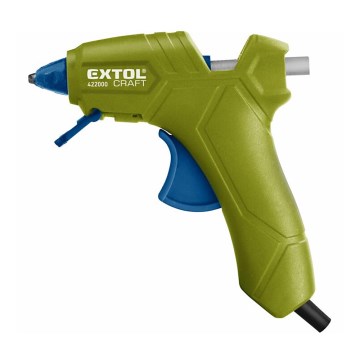 Extol - Lijmpistool 70W/230V groen/blauw