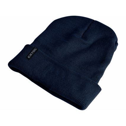 Extol - Muts met hoofdlamp en USB-oplaadbare 250 mAh batterij, blauw, uni-maat