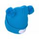 Extol - Muts met hoofdlamp en USB-oplader 250 mAh blauw met pompons formaat kinderen