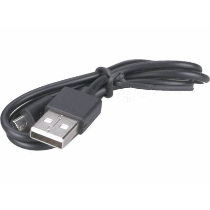 Extol - Oplaadbare LED-hoofdlamp met sensor en rood licht LED/3W/1200 mAh/3,7V oranje/zwart