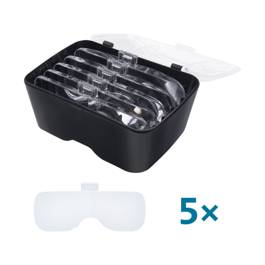 Extol - Oplaadbare loepbril met LED-verlichting/300 mAh