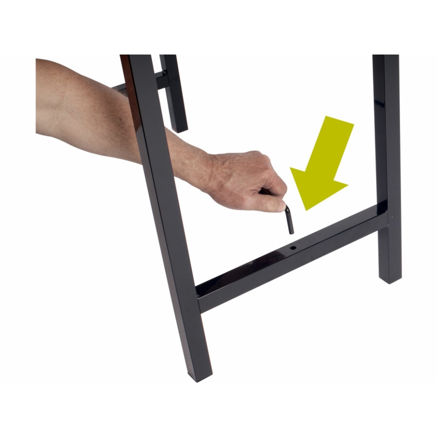 Extol - Opvouwbare werktafel 100x60 cm bruin/zwart