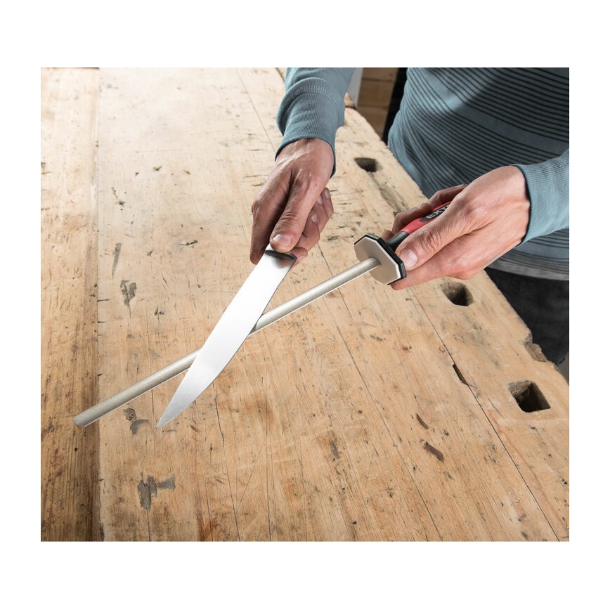 Extol Premium - Aanzetstaal met een laagje diamantstof 26 cm P400