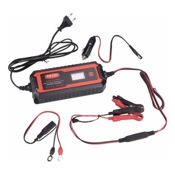 Extol Premium - Auto batterij oplader 9-traps 6/12V 4A IP65