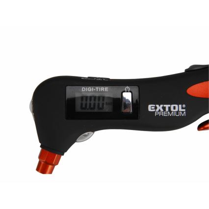 Extol Premium - Digitale bandenmeter met LCD-scherm en LED-verlichting 5in1 2xAAA