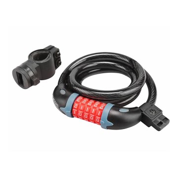 Extol Premium - Fietsslot met kabel 12x1200 mm en vijfcijferige code