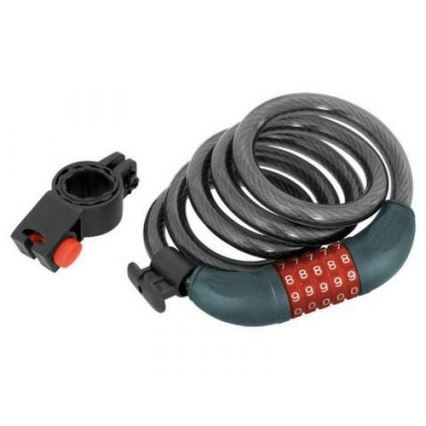Extol Premium - Fietsslot met kabel 12x1200 mm en vijfcijferige code