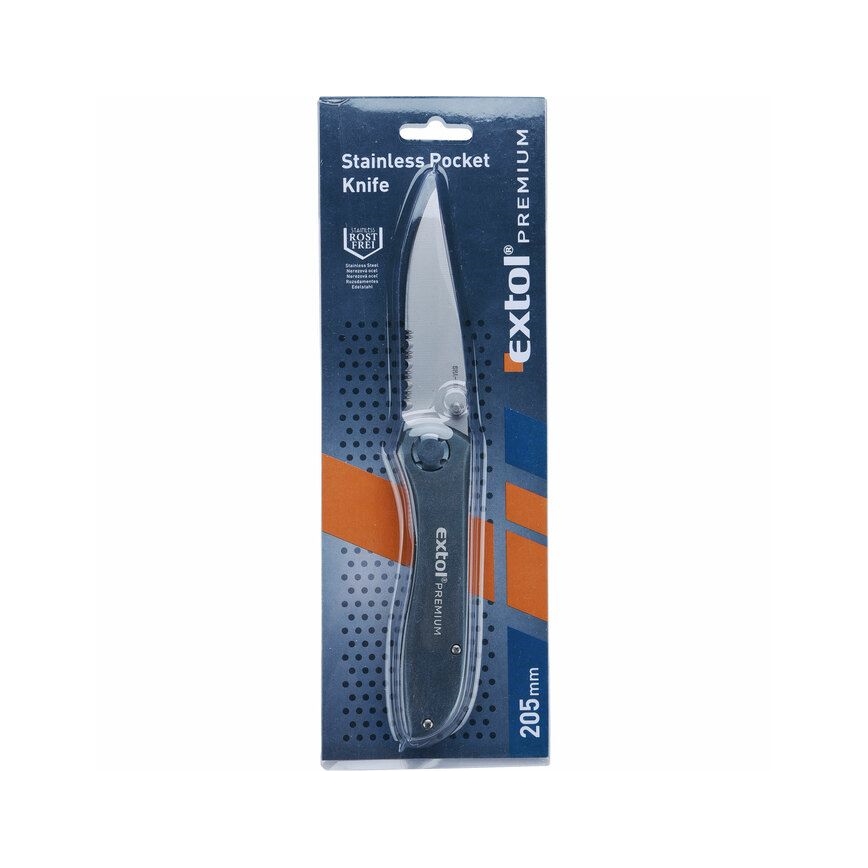 Extol Premium - Inklapbaar Mes 205 mm roestvrij staal