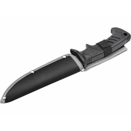 Extol Premium - Jachtmes zwart/roestvrij 14,5 cm