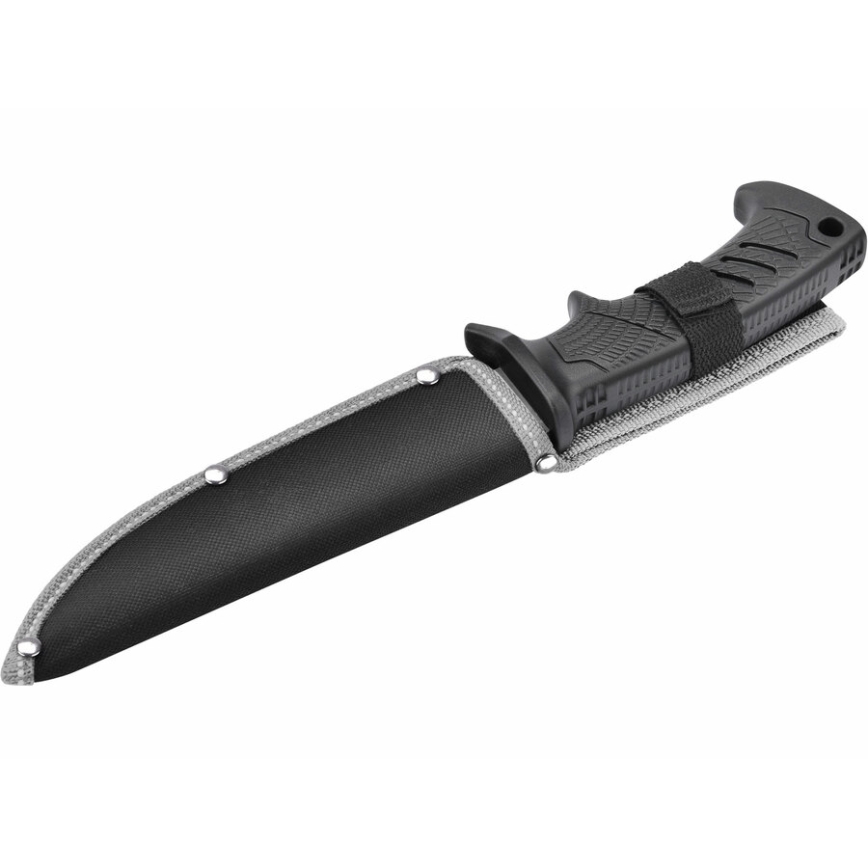 Extol Premium - Jachtmes zwart/roestvrij 14,5 cm