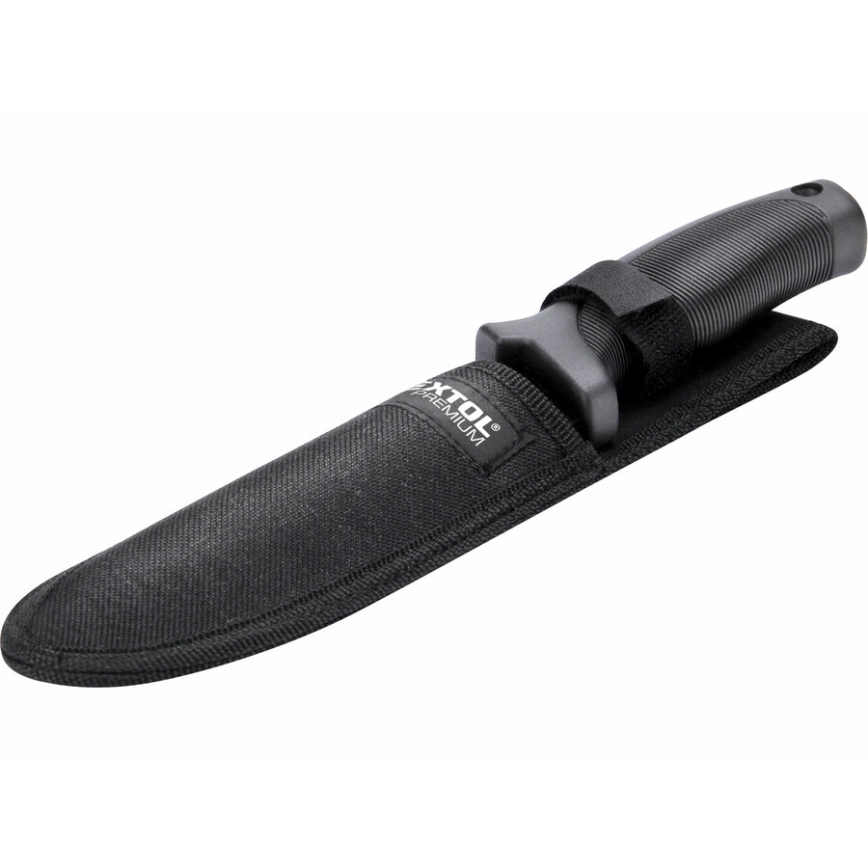 Extol Premium - Jachtmes zwart/roestvrij 15 cm