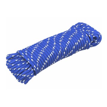 Extol Premium - Polypropyleen gevlochten koord 4mm x 20m blauw