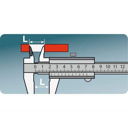 Extol Premium - Schuifmaat van metaal 0-150 mm