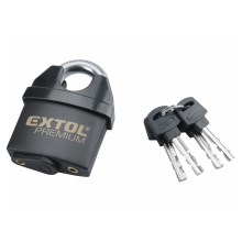 Extol Premium - Waterproef hangslot 60 mm zwart