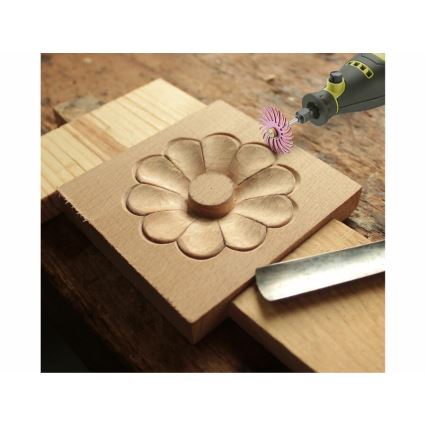 Extol - Rechte slijpmachine met flexibele as 135W/230V