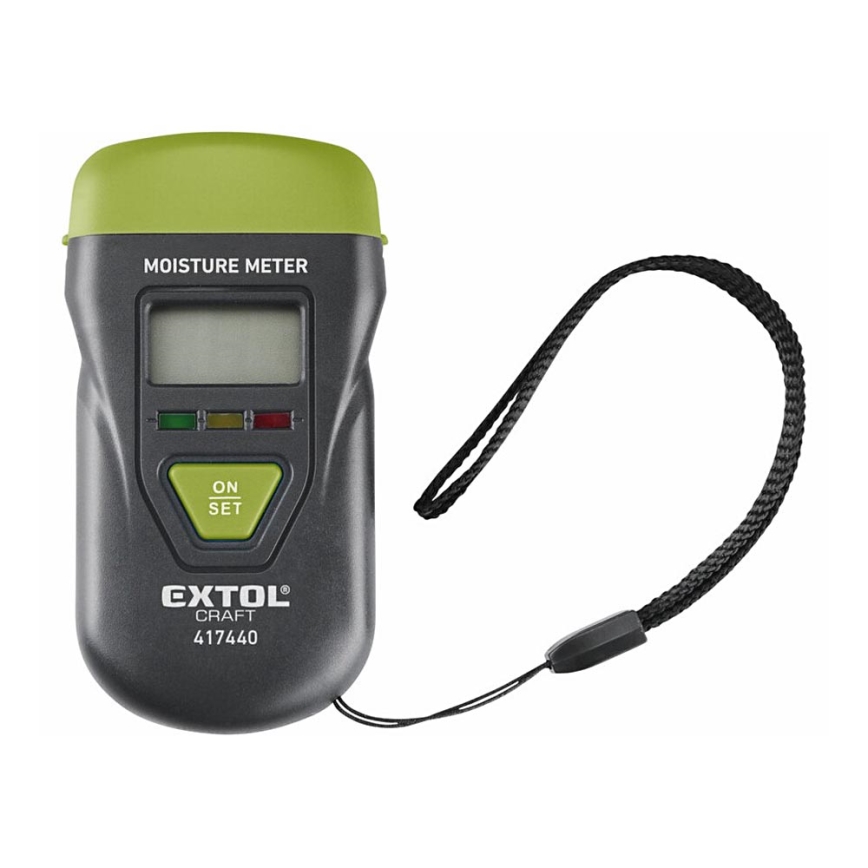 Extol - Vochtigheidsmeter met LCD-scherm 4xLR44