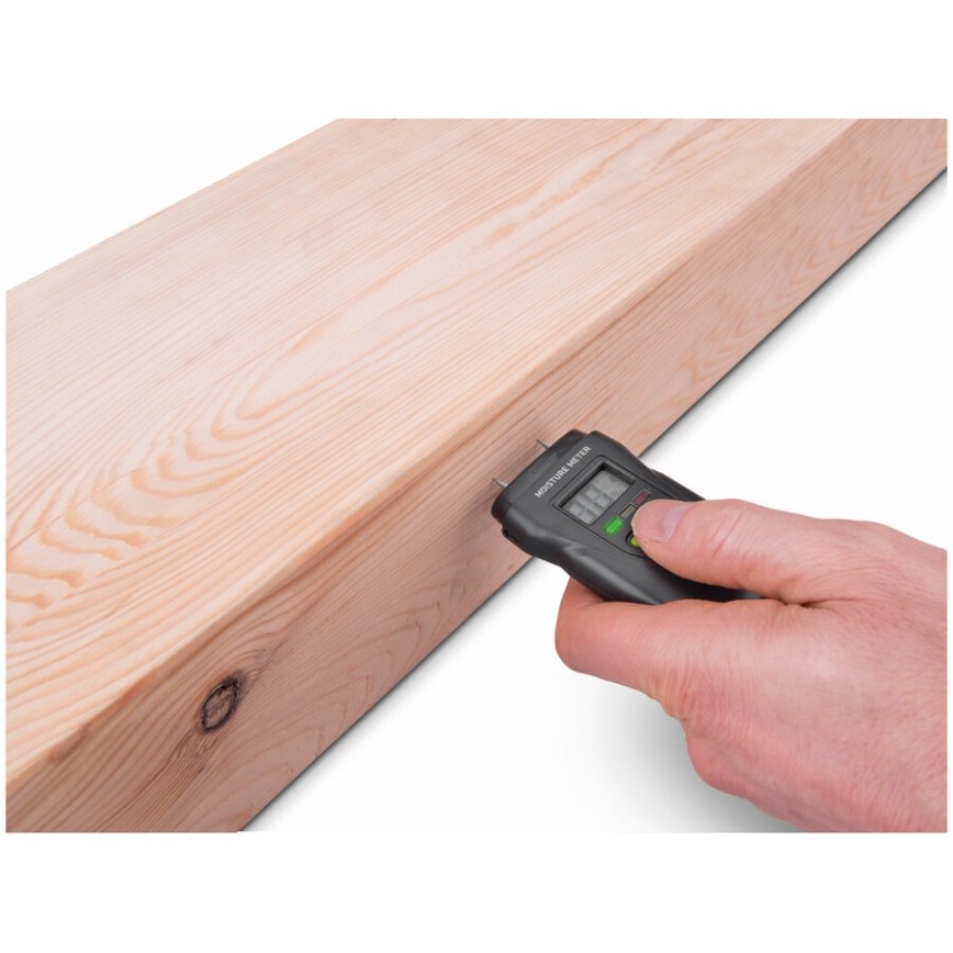 Extol - Vochtigheidsmeter met LCD-scherm 4xLR44