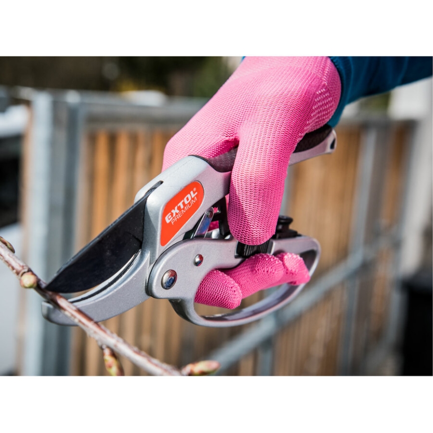 Extol - Werkhandschoenen maat 7" roze