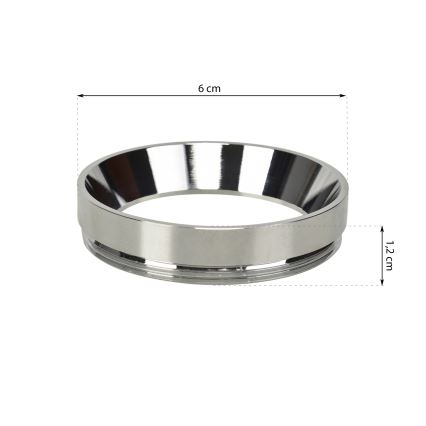 Extra ring RING glanzend chroom voor verlichting MICA
