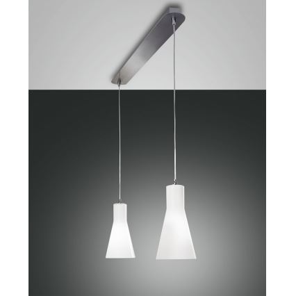 Fabas 2753/46/138 - Hanglamp aan koord DIANA 2xE27/60W/230V