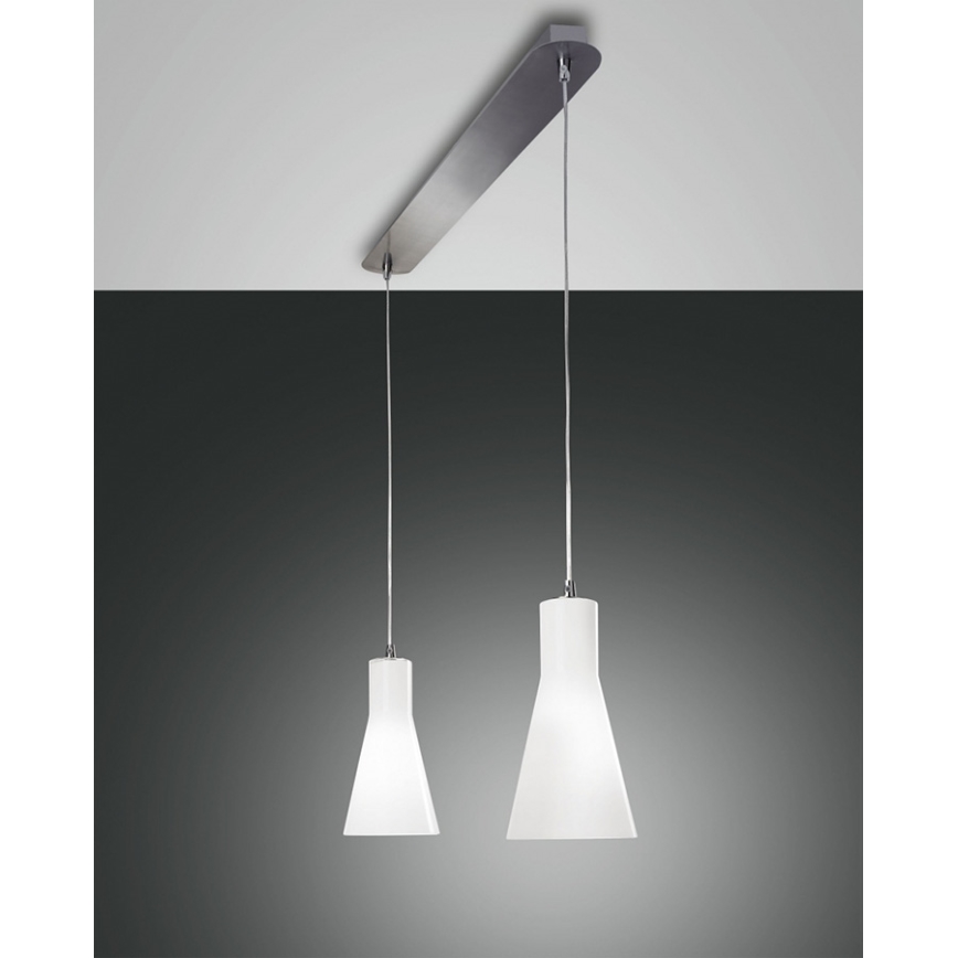 Fabas 2753/46/138 - Hanglamp aan koord DIANA 2xE27/60W/230V