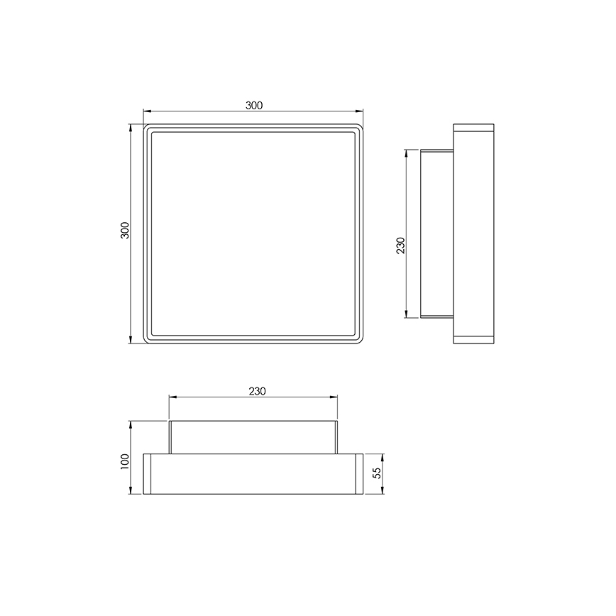 Fabas 3225/65/102 - Werklamp OBAN 2xE27/30W/230V IP65