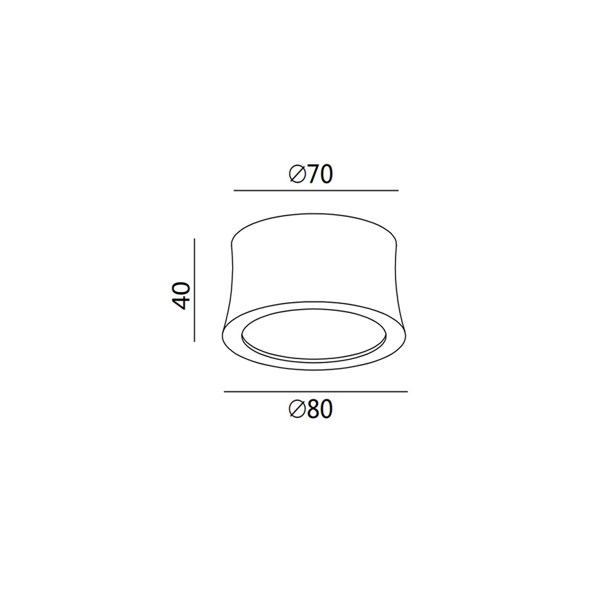 Fabas 3440/71/102 - LED Spot PONZA 1xLED/7W/230V
