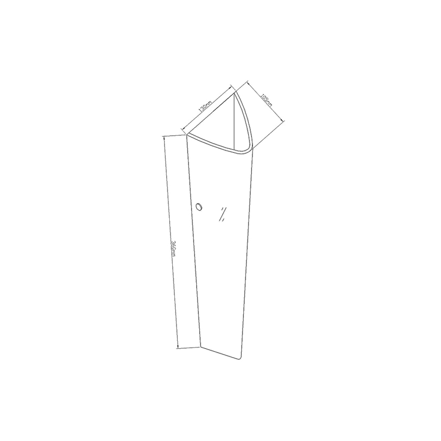 Fabas Luce 2523-21-102 - Wandlamp DEDALO 1xE27/75W/230V wit