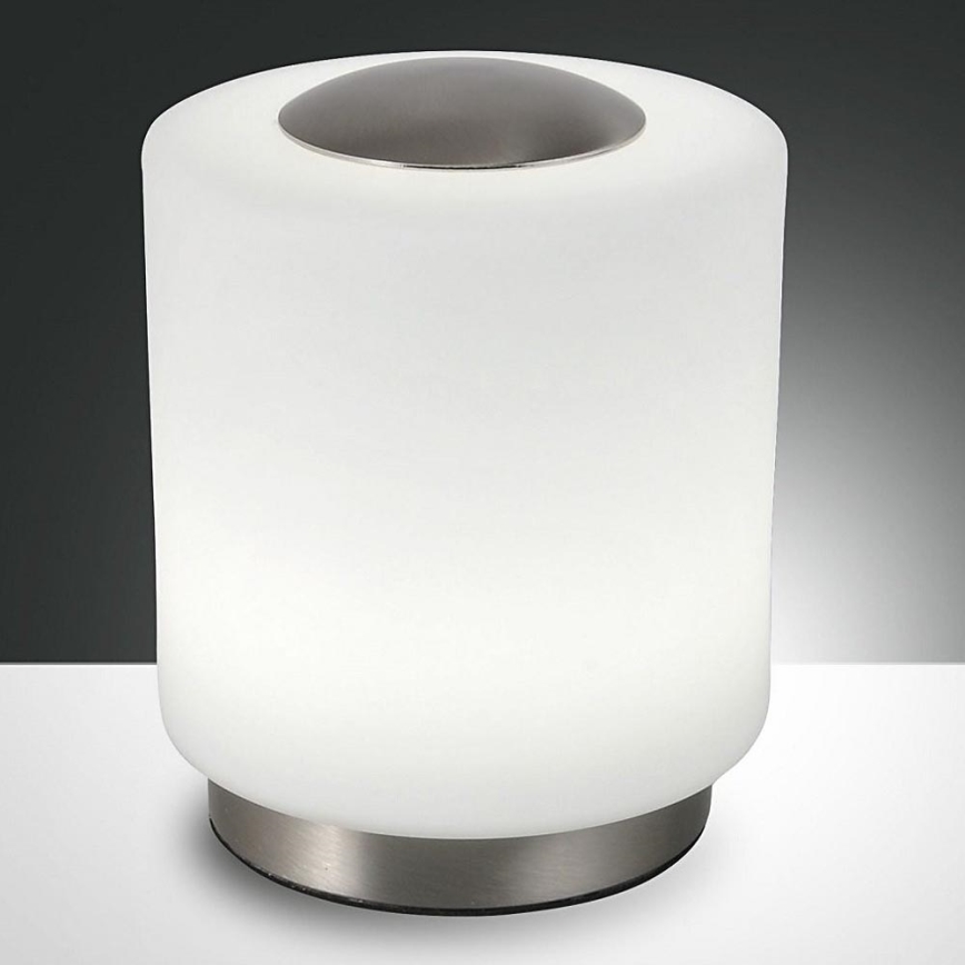 Fabas Luce 3257-30-178 - LED dimbare tafellamp SIMI LED/8W/230V mat chroom