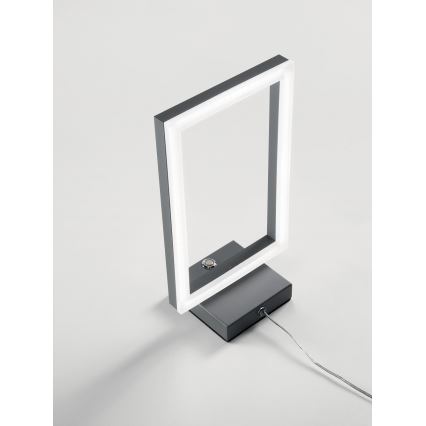 Fabas Luce 3394-30-282 - Dimbare LED tafellamp BARD LED/15W/230V antraciet