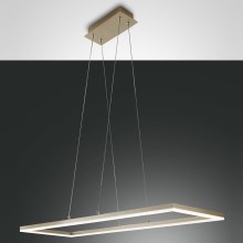 Fabas Luce 3394-45-225 - Dimbare LED hanglamp aan een koord BARD LED/52W/230V 3000K goud