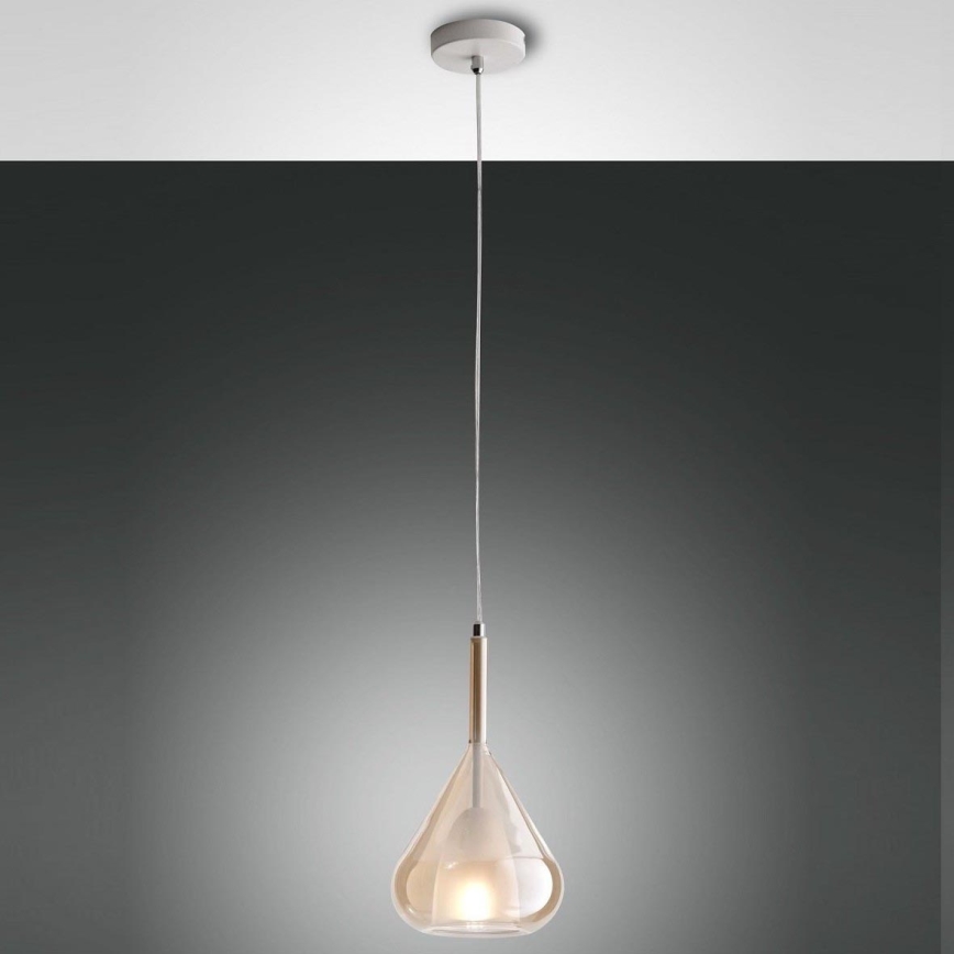 Fabas Luce 3481-40-125 - Hanglamp aan een koord LILA 1xE27/40W/230V goud