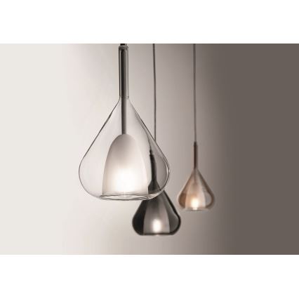 Fabas Luce 3481-40-126 - Hanglamp aan een koord LILA 1xE27/40W/230V grijs