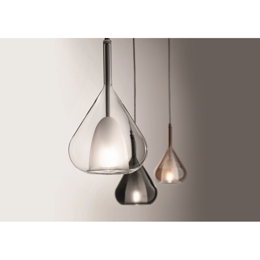 Fabas Luce 3481-40-241 - Hanglamp aan een koord LILA 1xE27/40W/230V doorzichtig