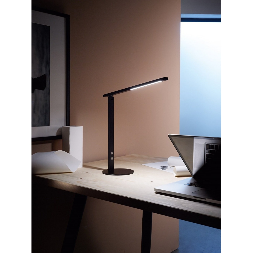 Fabas Luce 3550-30-101 - LED dimbare tafellamp IDEAL LED/10W/230V 3000-6000K zwart