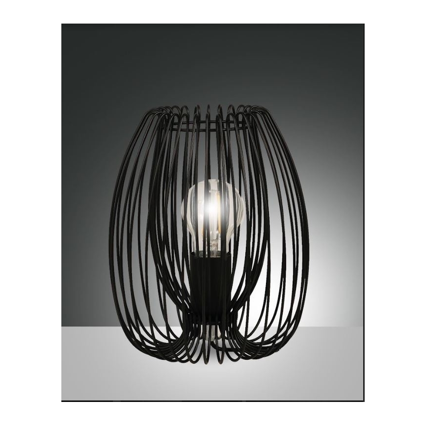 Fabas Luce 3677-34-101 - Tafellamp CAMP 1xE27/40W/230V zwart