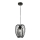 Fabas Luce 3677-45-101 - Hanglamp aan een koord CAMP 1xE27/40W/230V zwart