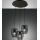 Fabas Luce 3677-47-101 - Hanglamp aan een koord CAMP 3xE27/40W/230V zwart