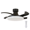 FANAWAY 210665 – LED Plafond Lamp ORBIT LED/25W/230V Zwart + afstandsbediening