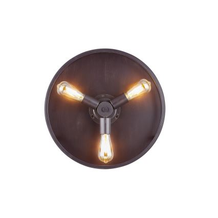 FANAWAY 212927 - LED-plafondventilator CLASSIC 3xE27/4W/230V zwart Ø 112 cm + afstandsbediening