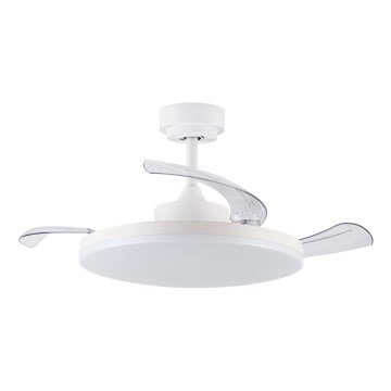 FANAWAY 21612949 - LED dimbare plafondventilator STROLL LED/30W/230V 2700/3500/5000K diameter 106 cm wit/doorzichtig + afstandsbediening
